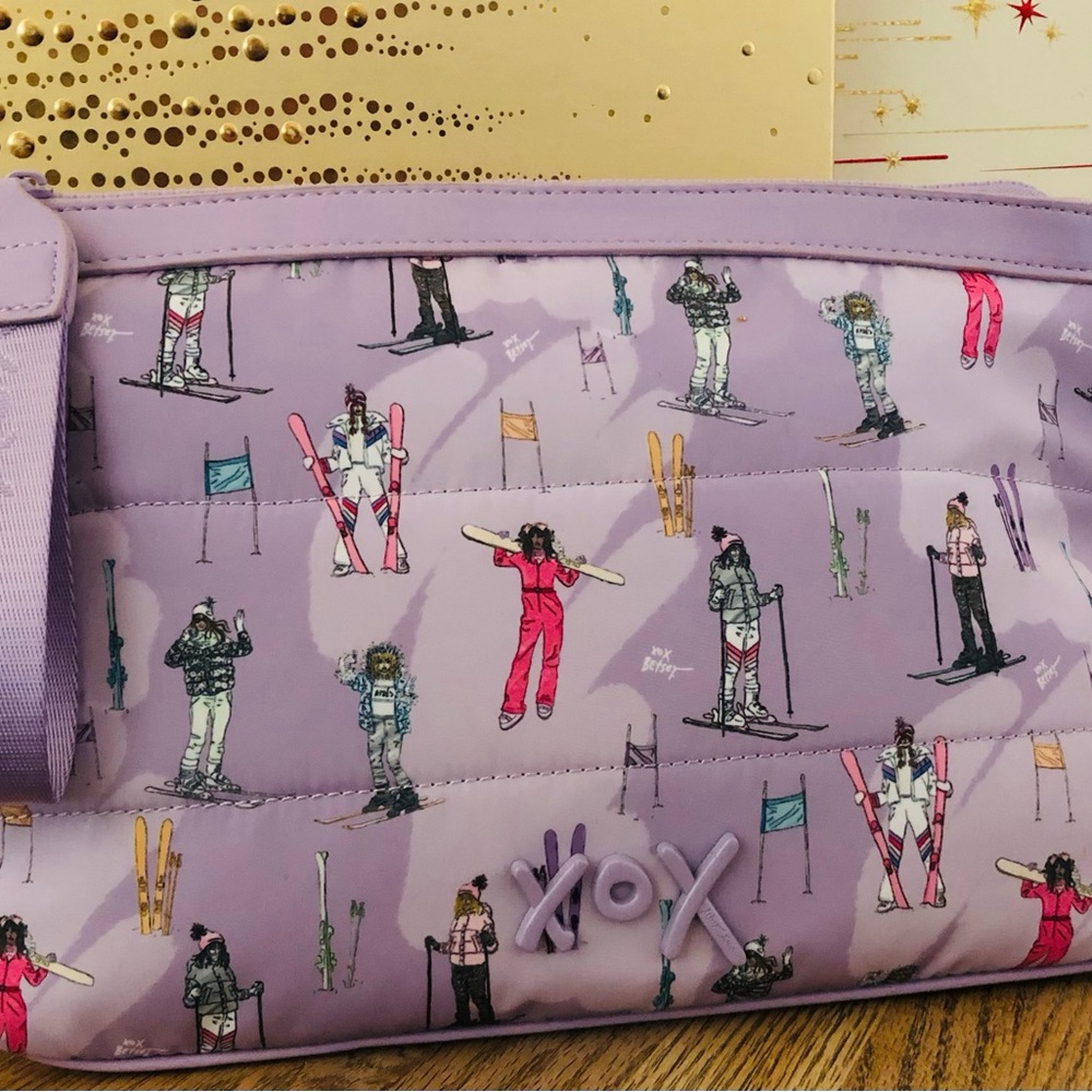 Authentic Betsey Johnson Travel Makeup Case Or Toiletries Bag, Large 12”, NWOT